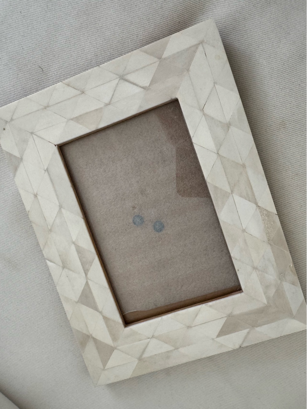 Bone Inlay 4x6 Photo Frame - Picture 5 of 5